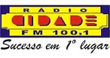 Ouça a rádio Rádio Cidade FM 100.1 online grátis