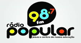 Ouça a rádio Rádio Popular 98.7 FM online grátis