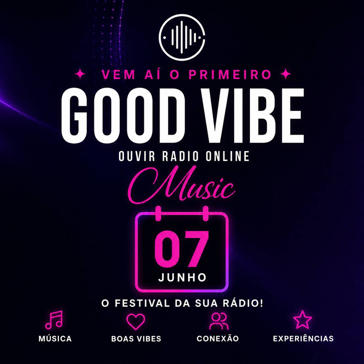 Festival Good Vibe: O Festival da Sua Rádio Chega ao OuvirRadioOnline na Primeira Edição