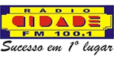 Ouça a rádio Rádio Cidade FM 100.1 online grátis